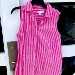 Sleeveless cotton shirts